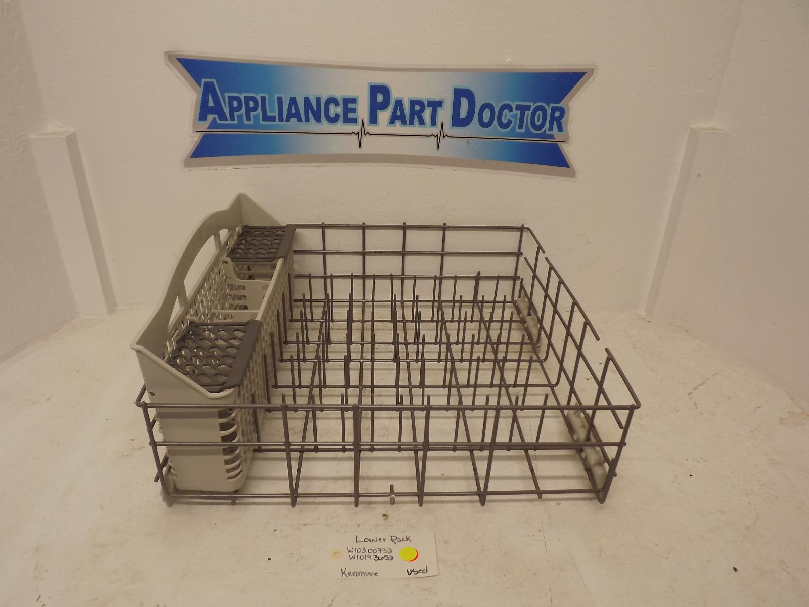 Kenmore Dishwasher W10300732 W10193652 Lower Rack Used Kenmore Dishwasher W10300732 W10193652 Lower Rack Used